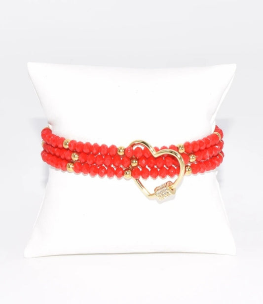 Trío Pulsera Corazon