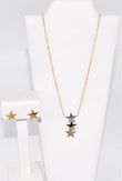 Set de pantallas,cadena tres estrellas stainless Steel