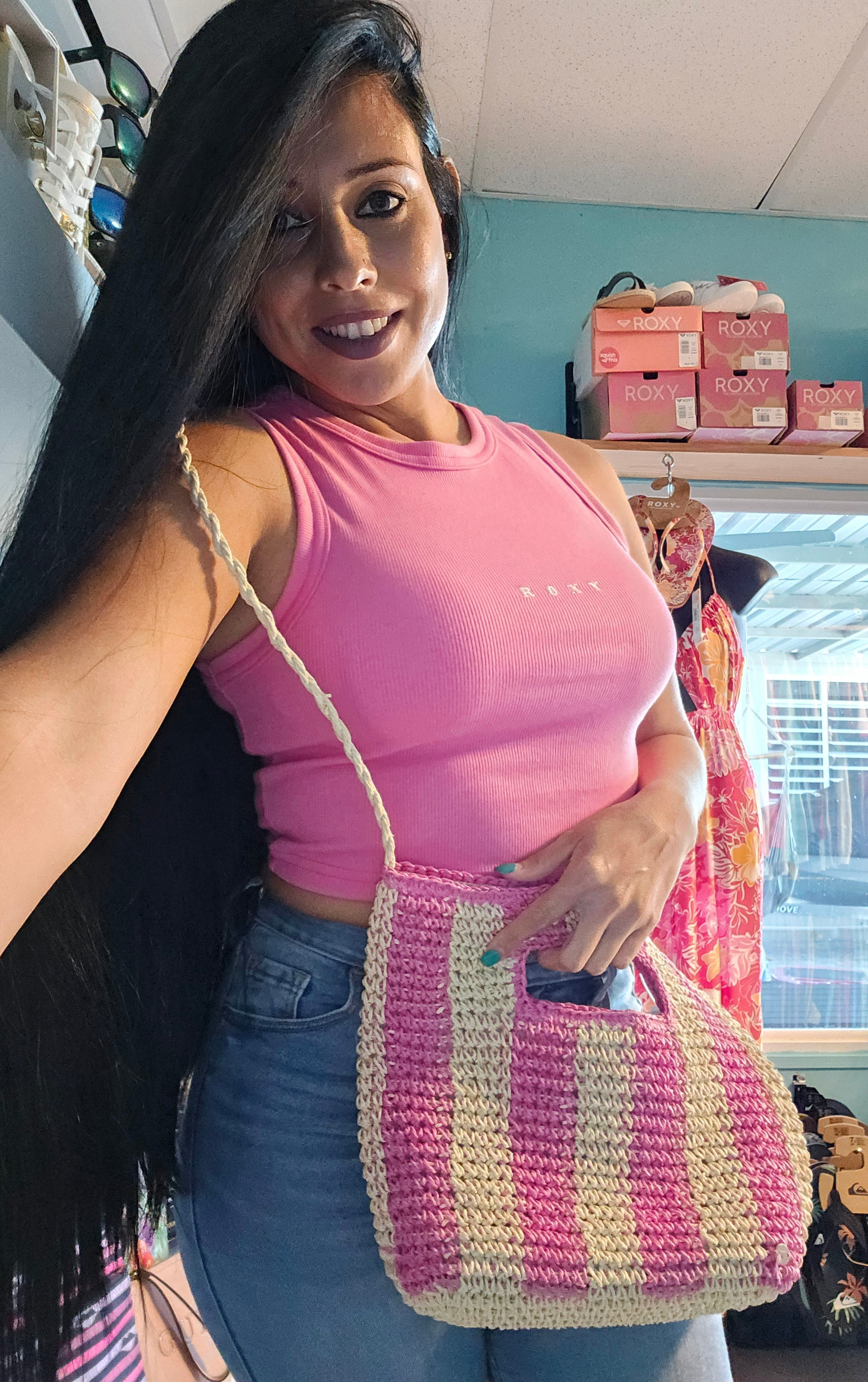 Cartera Roxy Glossy Sunset Small Crossbody