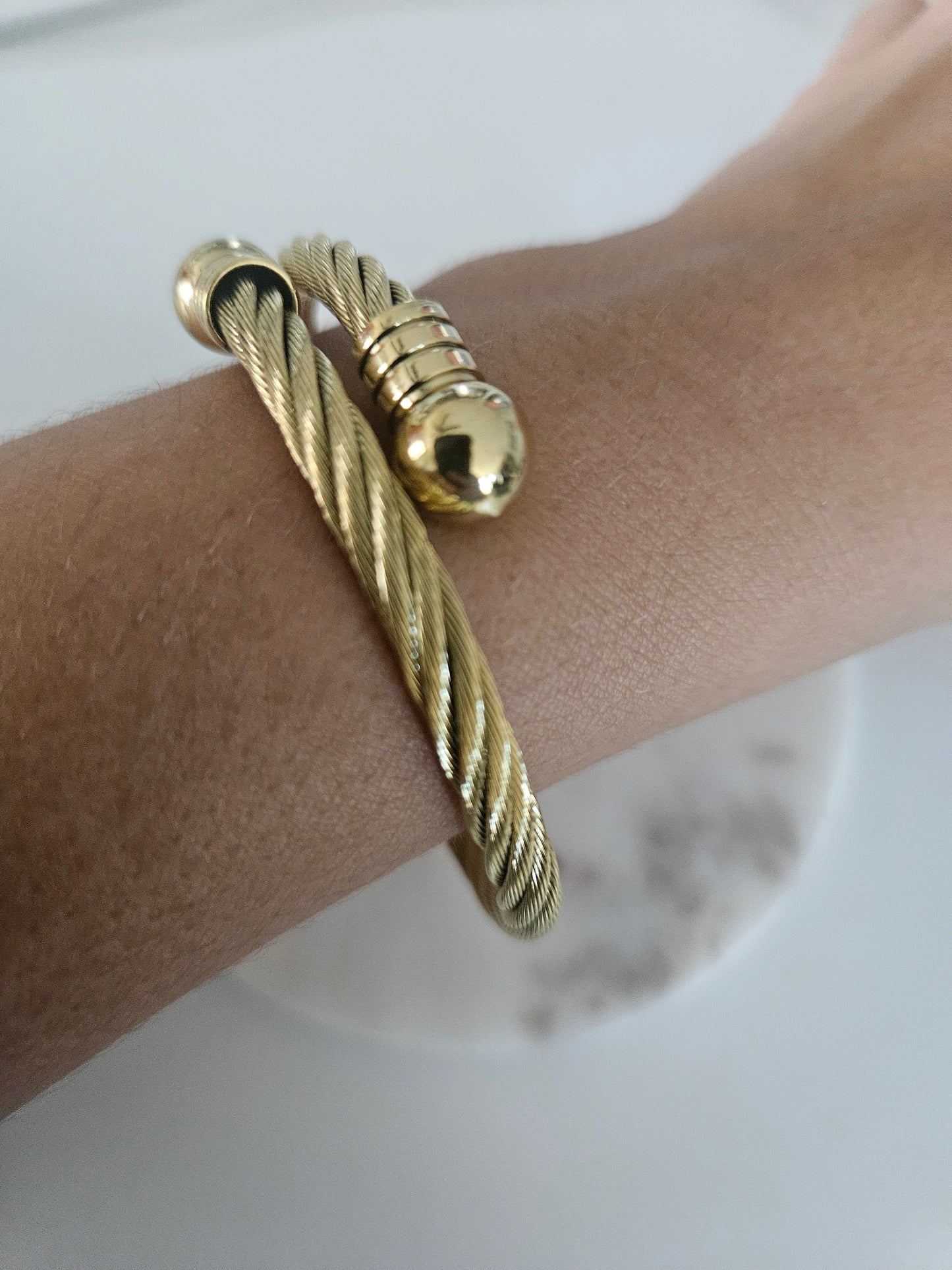 Pulsera Bangle Stainless Steel