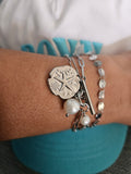 Set de Cadena,Pulsera motivo del mar.