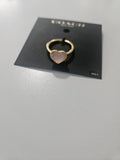Sortija Coach de corazon rosa. Size 7