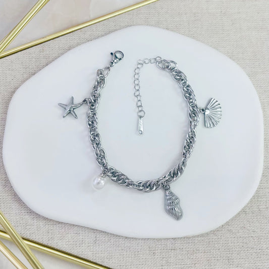 Pulsera eslabones del mar