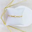 Pulsera Bangle corazones,flores