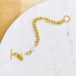 Pulsera eslabones con perlas