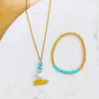 Set cadena del mapa de Puerto Rico,Pulsera