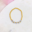 Pulsera de elastico de corazones