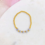 Pulsera de elastico de corazones