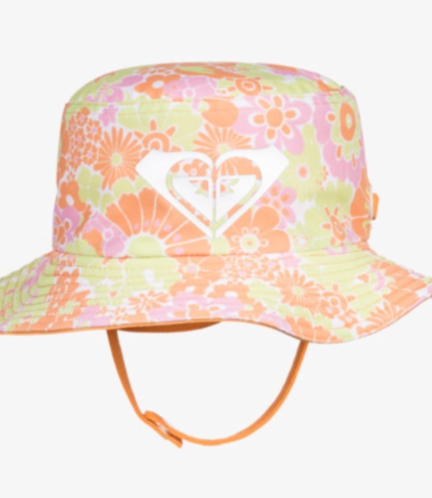 Gorro Roxy Reversible de Bebé. Girls 2-7 New Bobby Reversible Swim Hat