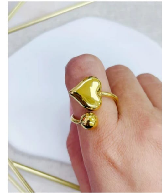 Sortija grande de Corazon