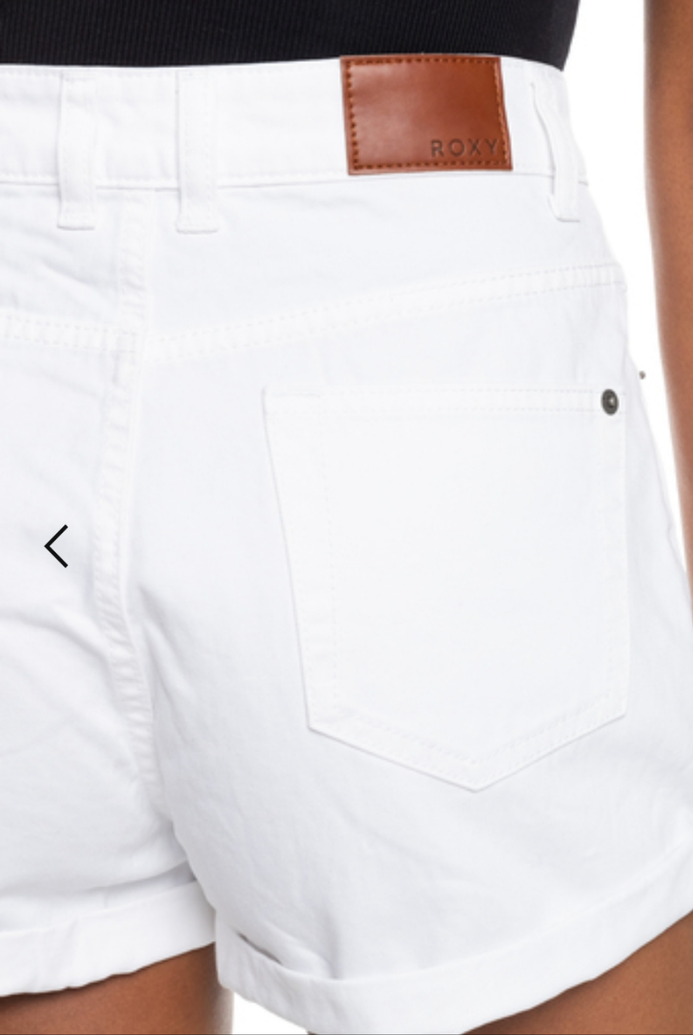 Pantalon Roxy Authentic Summer White High Demin Short