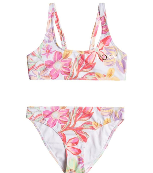 Traje Baño Roxy Tropical Time Crop Top Set