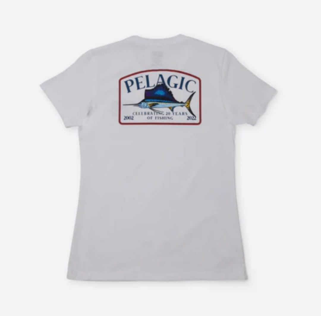 Camiseta de Manga Corta de Mujer Pelagic. Game Fish Premium Tee
