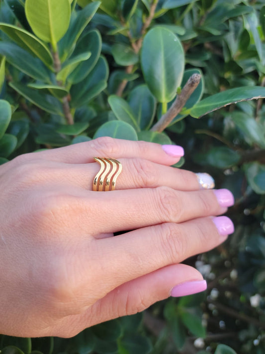 Sortija franjas stainless Steel