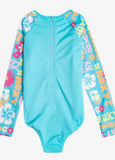 Traje Baño Roxy de Niña Flojera Vintage PowerPoint Onesie. Corre pequeño