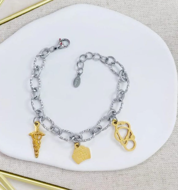 Pulsera Argolla MEDICAL CHARMS BR