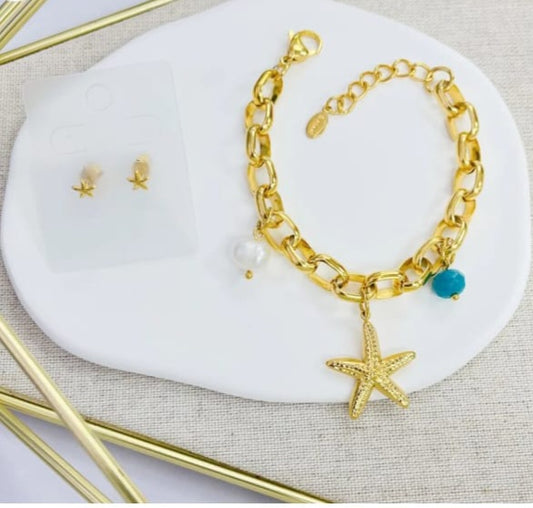 Set de pantallas,Pulsera del mar Stainless steel