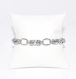 Pulsera eslabones,trancadero stainless steel