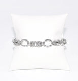Pulsera eslabones,trancadero stainless steel