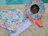 Rasguard Roxy Sea Skippin Ls Lycra. Camisa de playa