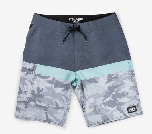 Pantalón Pelagic Blue Water - Fish Camo Stacked