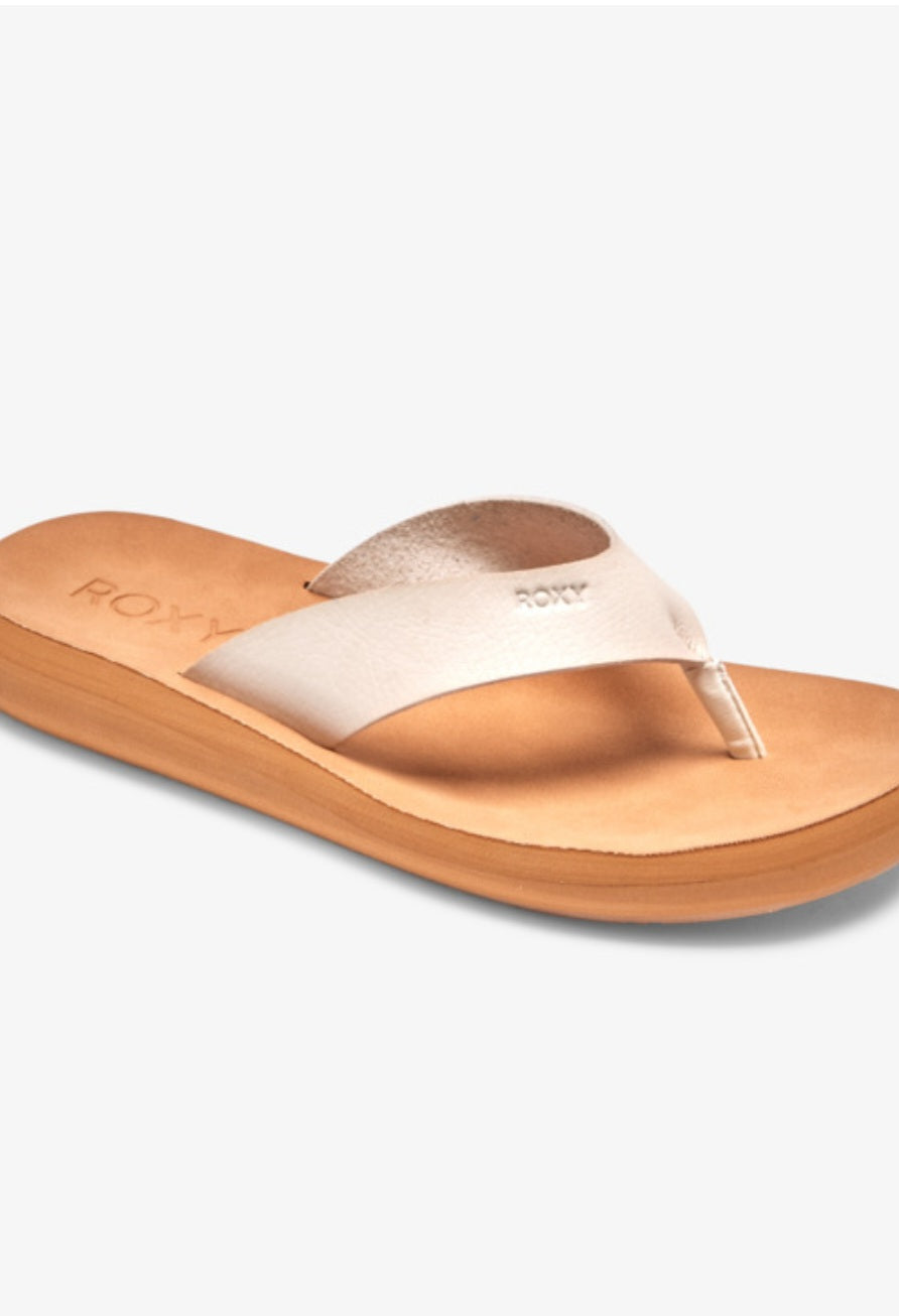 Sandalias Roxy Indee Flip flops Para Un Pie Bien Ancho