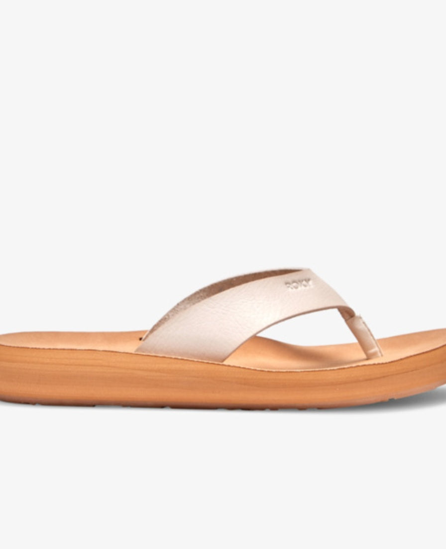 Sandalias Roxy Indee Flip flops Para Un Pie Bien Ancho