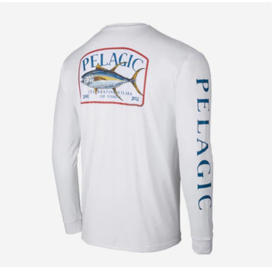 Camiseta Manga larga Pelagic. Game Fish Tuna LS Tee