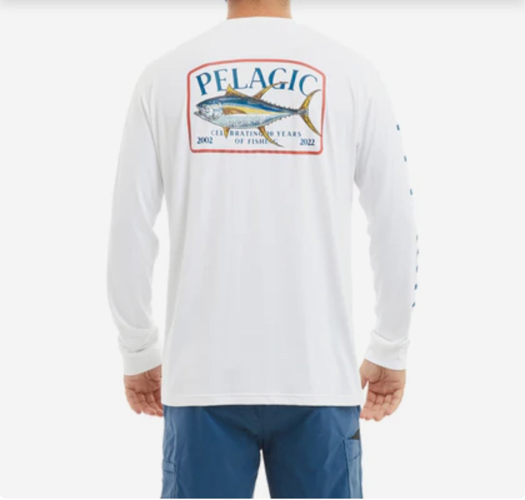 Camiseta Manga larga Pelagic. Game Fish Tuna LS Tee