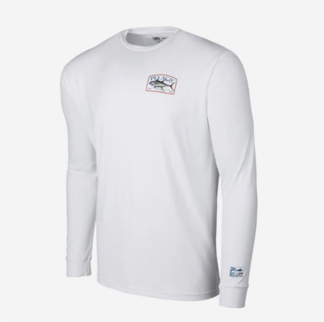 Camiseta Manga larga Pelagic. Game Fish Tuna LS Tee