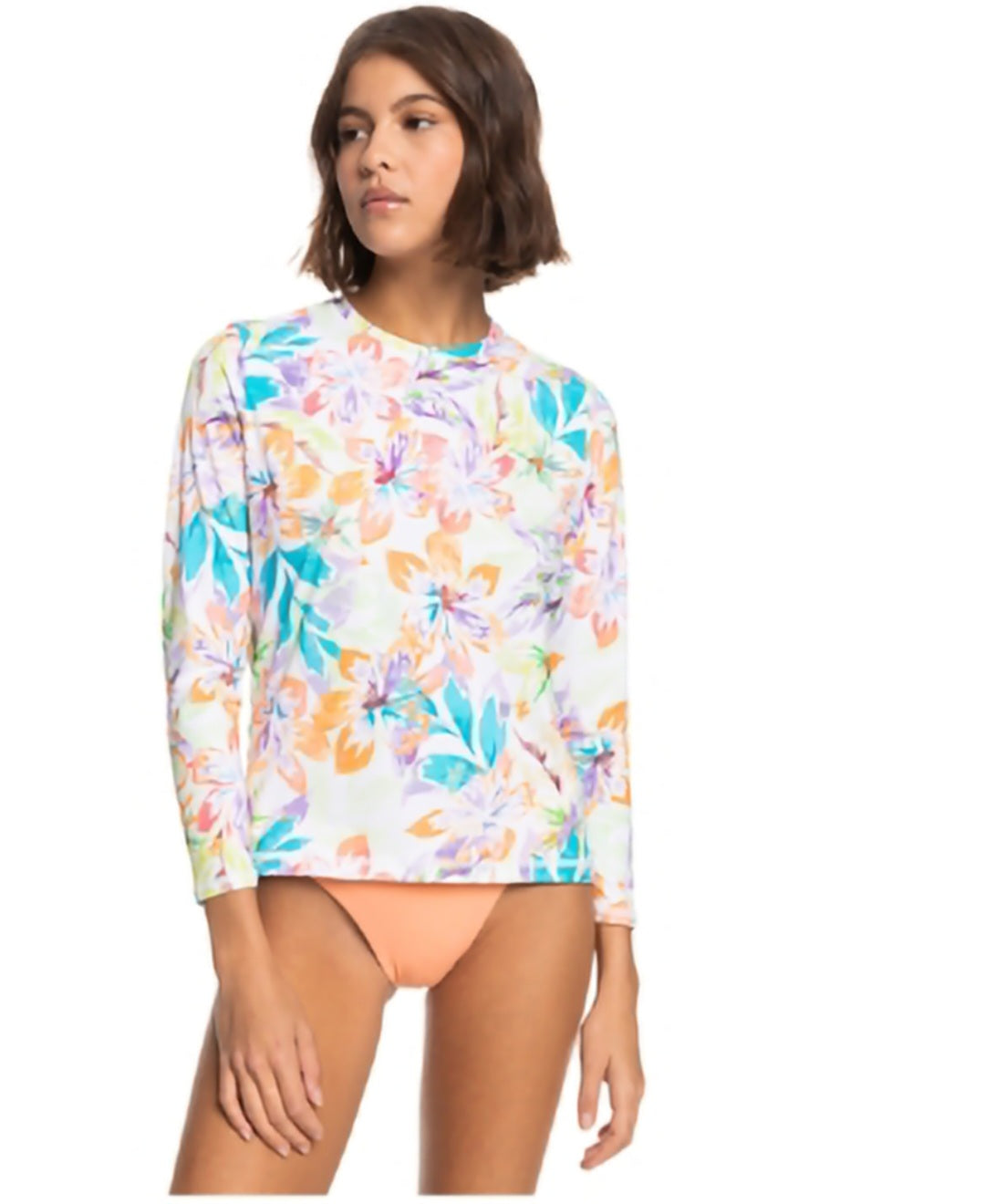 Rasguard Roxy Sea Skippin Ls Lycra. Camisa de playa