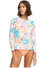 Rasguard Roxy Sea Skippin Ls Lycra. Camisa de playa