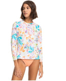 Rasguard Roxy Sea Skippin Ls Lycra. Camisa de playa