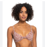 Top Roxy de bikini anudado acanalado Love The Surf