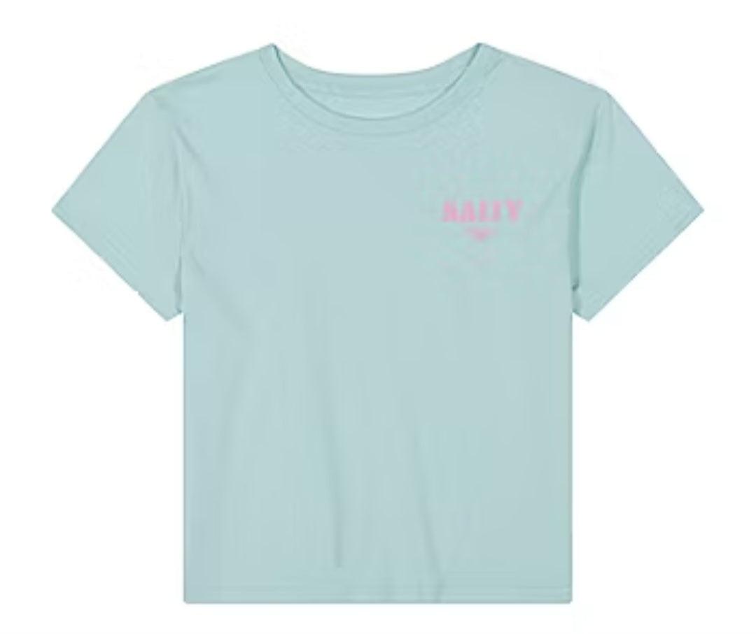 Roxy Big Kid Girls Crew Neck Short Sleeve Regular Fit Graphic T-Shirt