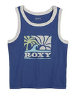 Roxy Tank Top niña. Big Kid Girl Crew Neck short size 12/14 y 16. Le sirve a una mujer size Xs,S