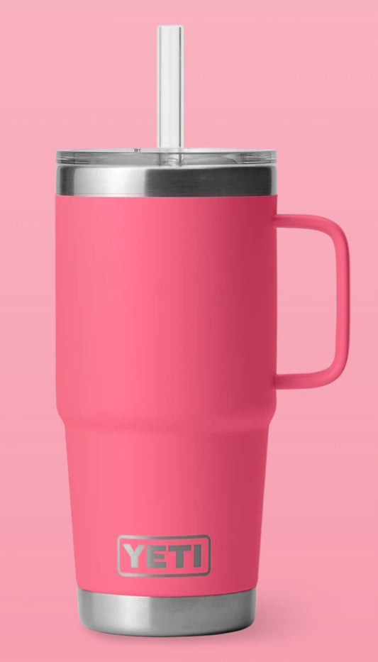 Vaso Yeti Rambler 25 oz Mug With Straw Lid