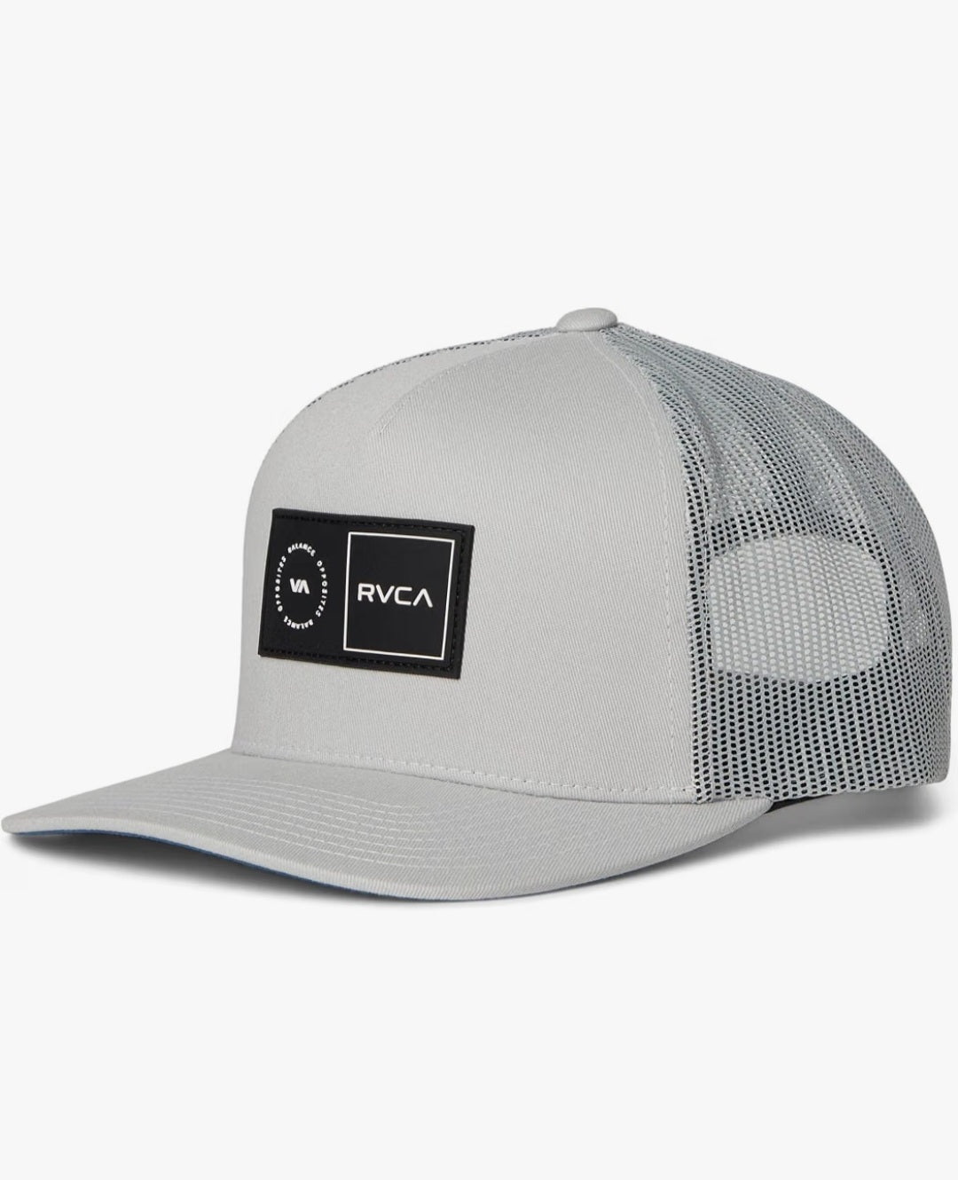 Gorra de hombre RVCA Men's Platform Trucker Hat, Light Grey, One Size
