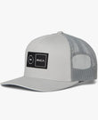 Gorra de hombre RVCA Men's Platform Trucker Hat, Light Grey, One Size